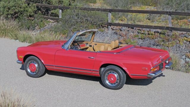 1969 Red Mercedes-Benz SL-Class Convertible