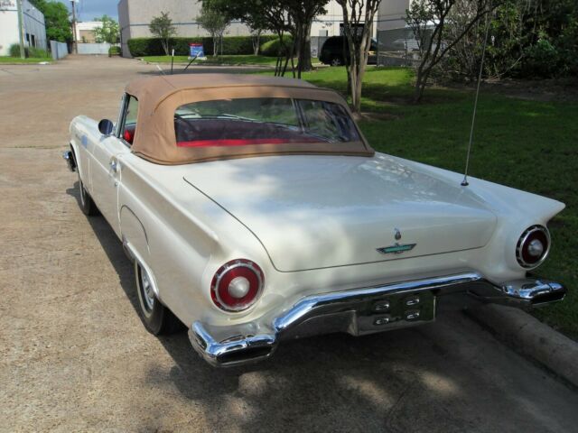 1957 white Ford Thunderbird Convertible