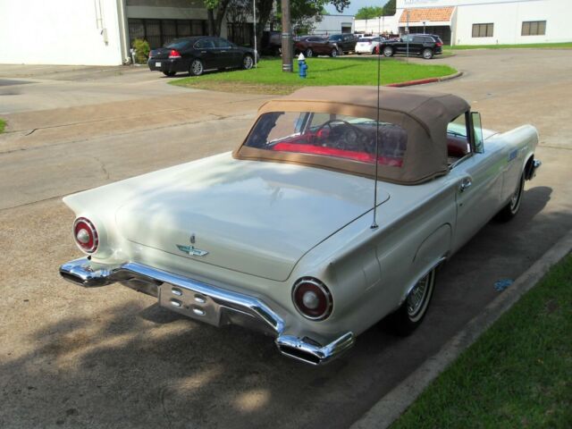1957 white Ford Thunderbird Convertible