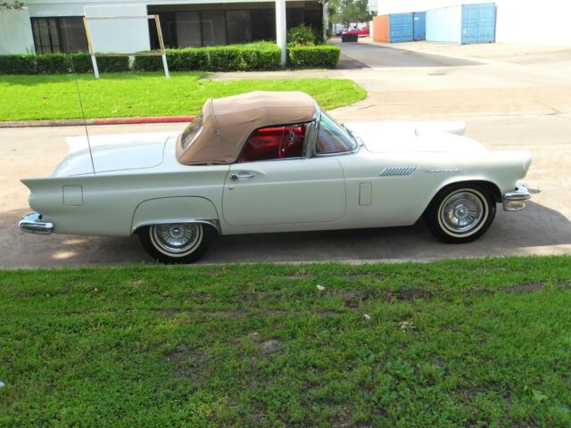 1957 white Ford Thunderbird Convertible