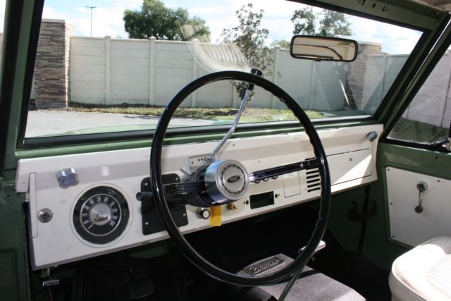 1968 Green Ford Bronco Hardtop