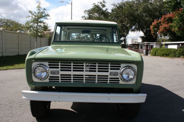 1968 Green Ford Bronco Hardtop