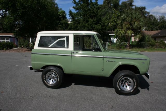 1968 Green Ford Bronco Hardtop