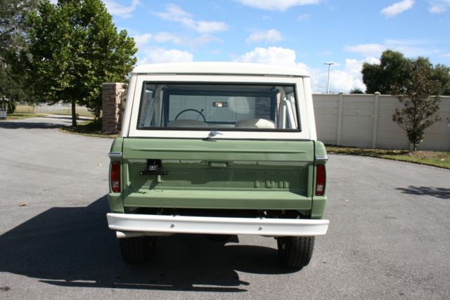 1968 Green Ford Bronco Hardtop
