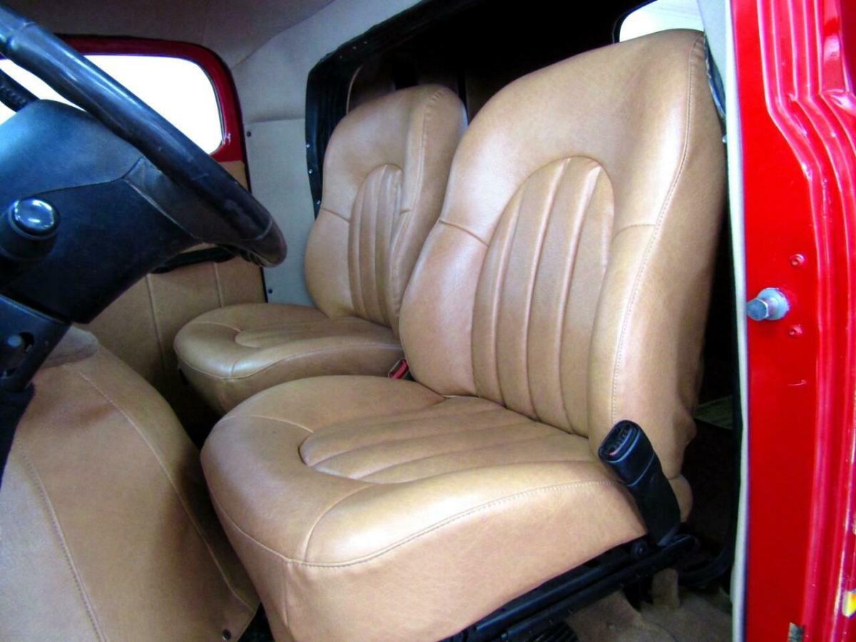 1950 Red Ford F-350 Cab and Chassis