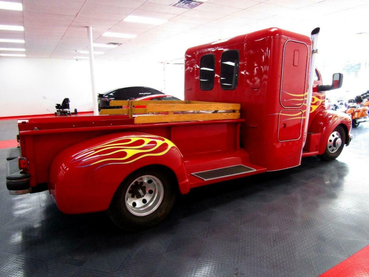 1950 Red Ford F-350 Cab and Chassis