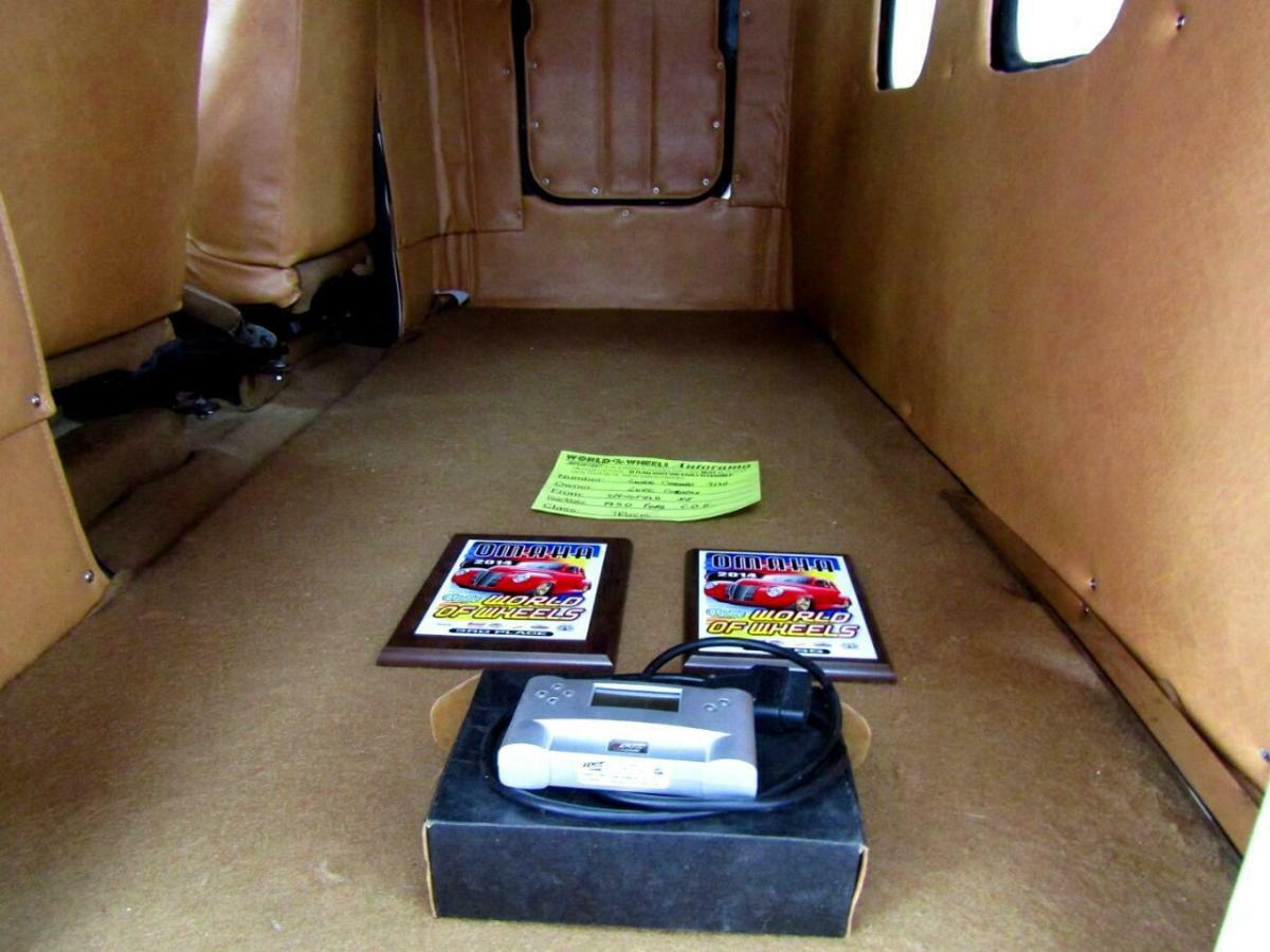 1950 Red Ford F-350 Cab and Chassis