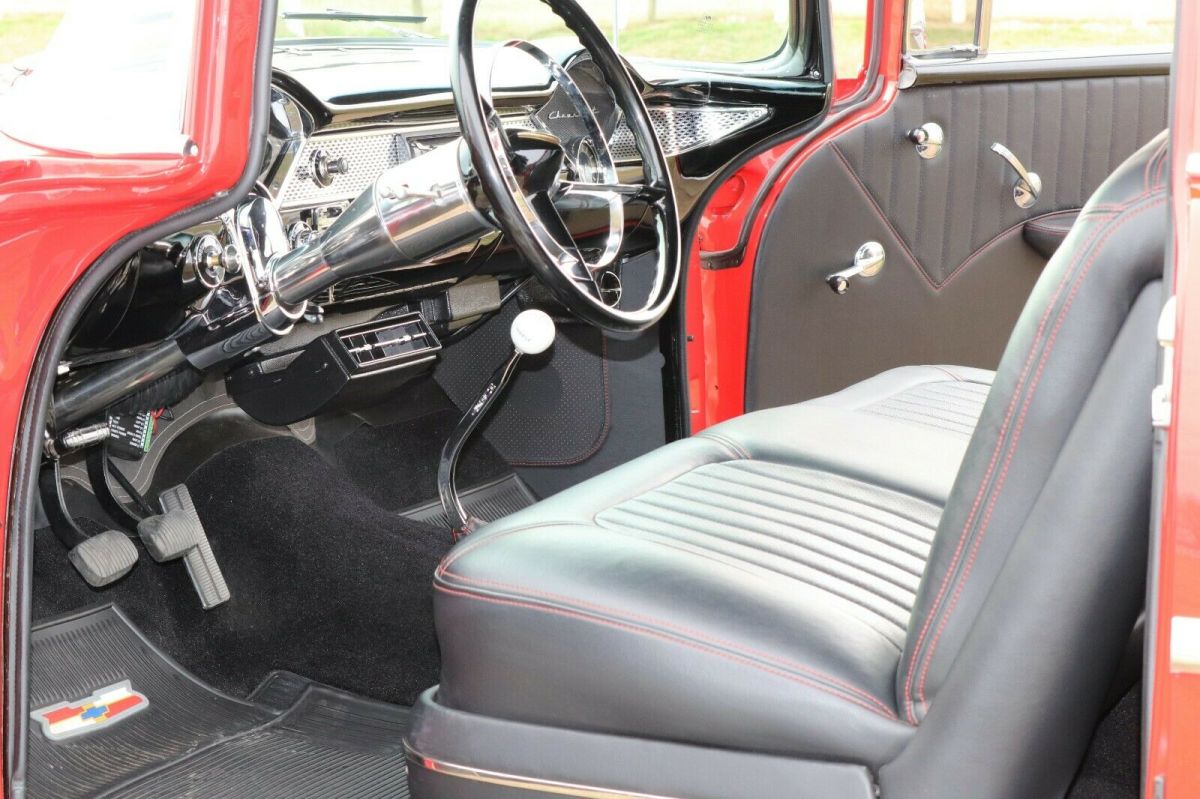 1955 Red Chevrolet Bel Air/150/210 2-Door
