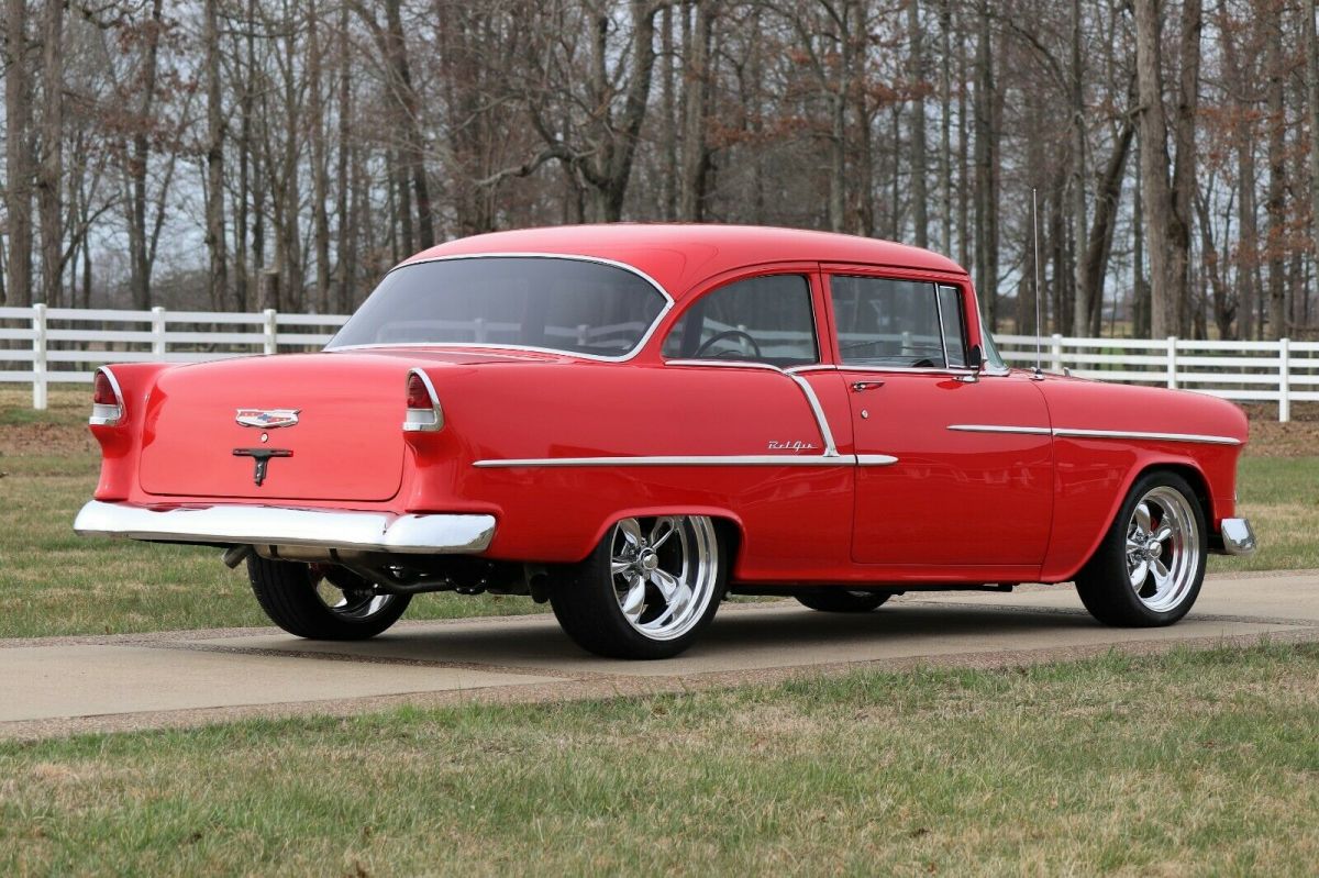 1955 Red Chevrolet Bel Air/150/210 2-Door