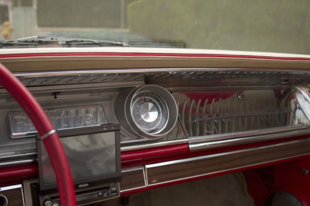 1965 Red Chevrolet Impala Convertible