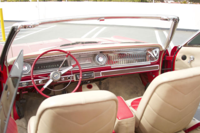 1965 Red Chevrolet Impala Convertible