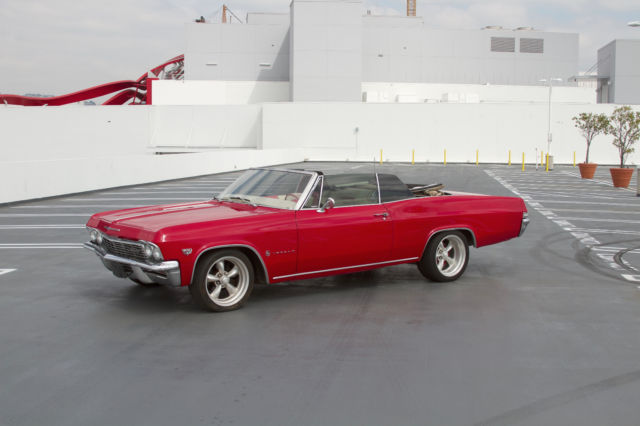 1965 Red Chevrolet Impala Convertible