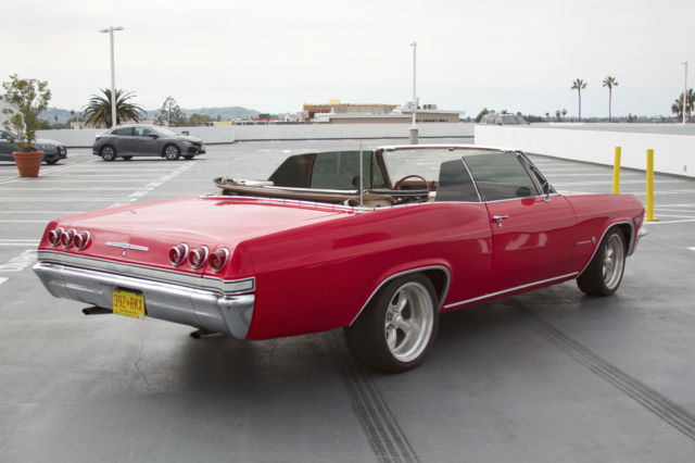 1965 Red Chevrolet Impala Convertible