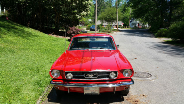 1965 Red Ford Mustang Coupe