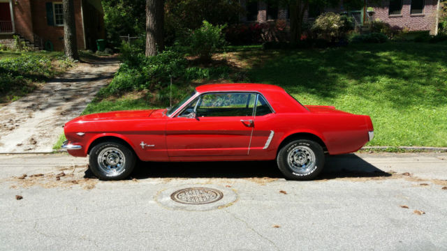 1965 Red Ford Mustang Coupe