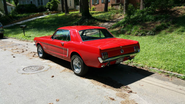 1965 Red Ford Mustang Coupe