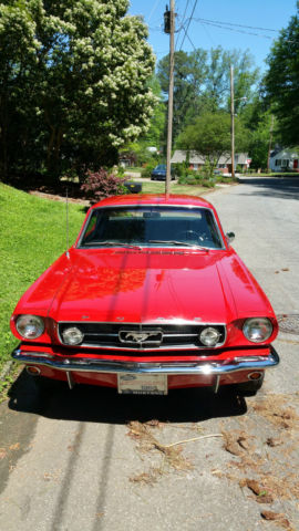 1965 Red Ford Mustang Coupe