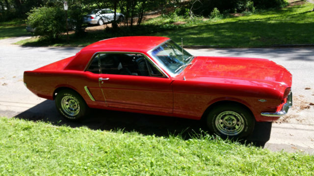 1965 Red Ford Mustang Coupe