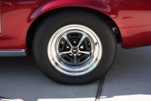 1968 Firestorm Red Ford Mustang Convertible