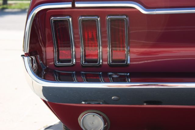 1968 Firestorm Red Ford Mustang Convertible