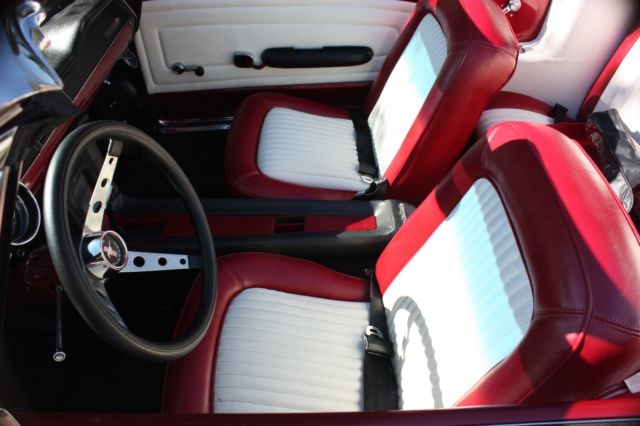 1968 Firestorm Red Ford Mustang Convertible