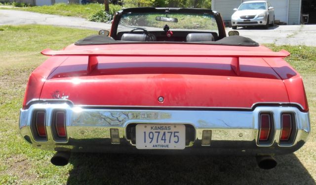1970 Red Oldsmobile Cutlass Convertible