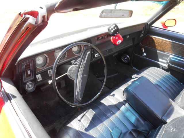 1970 Red Oldsmobile Cutlass Convertible