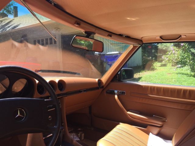 1977 Red Mercedes-Benz SL-Class Convertible