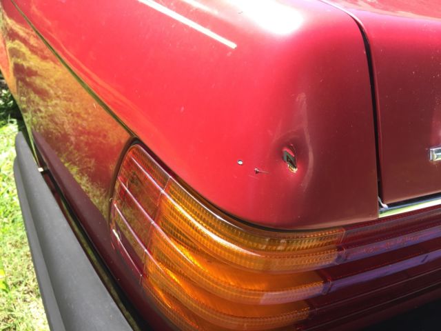 1977 Red Mercedes-Benz SL-Class Convertible