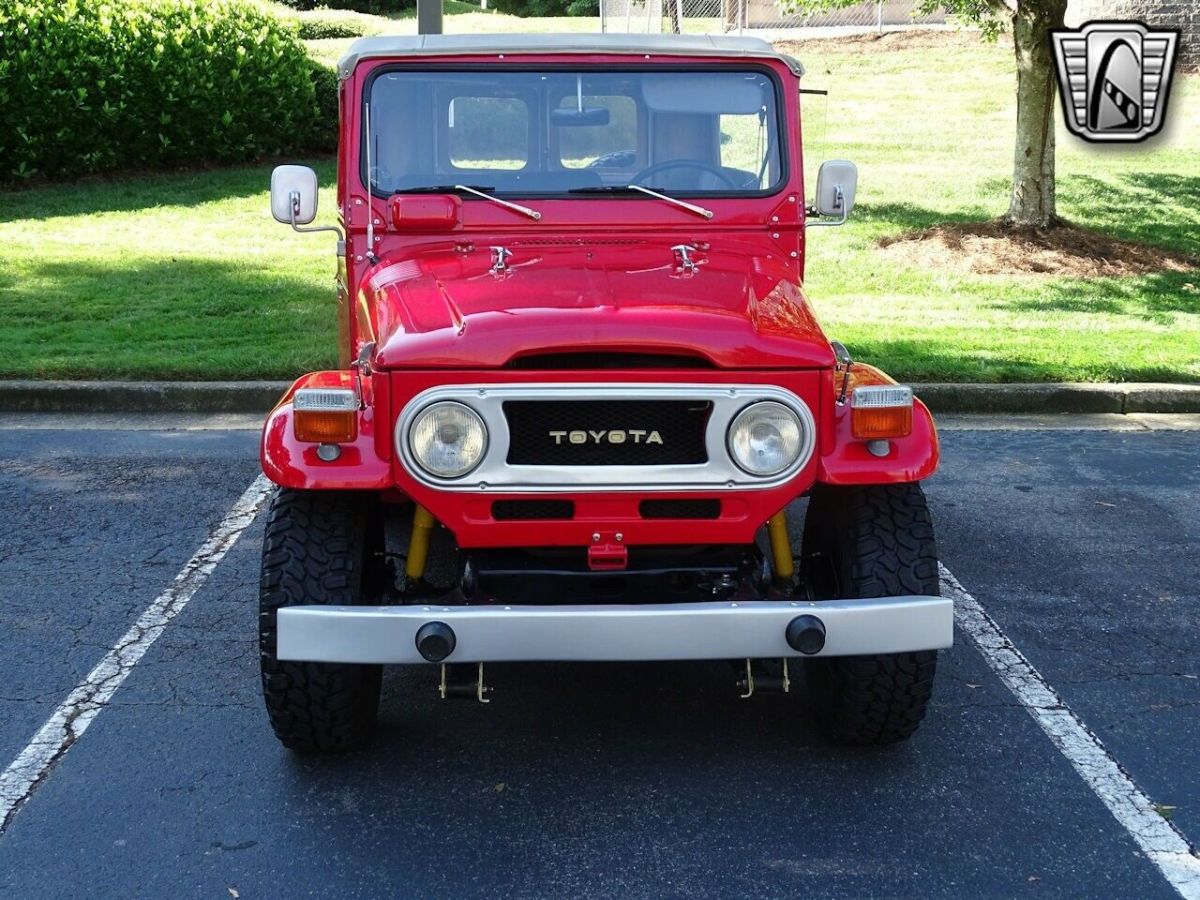1979 Red Toyota Land Cruiser --
