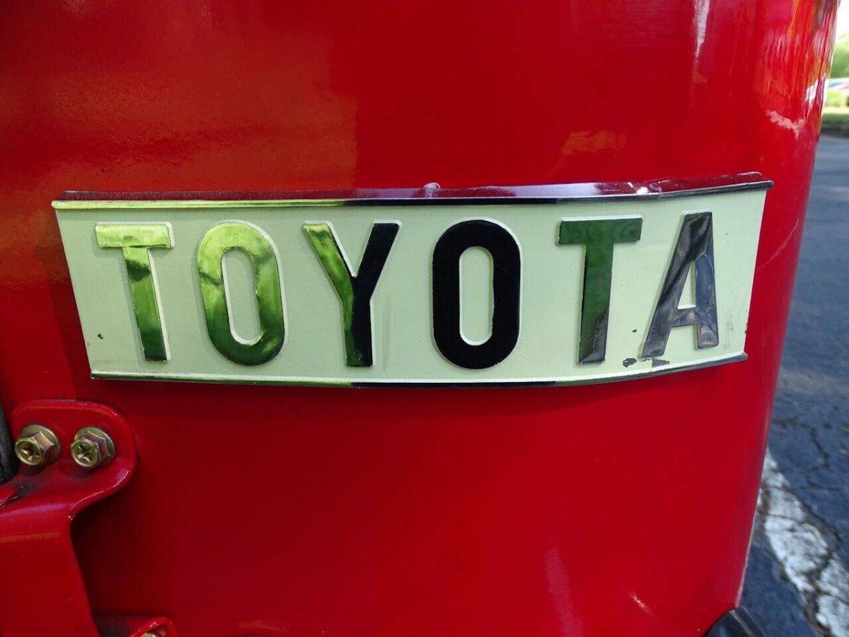 1979 Red Toyota Land Cruiser --