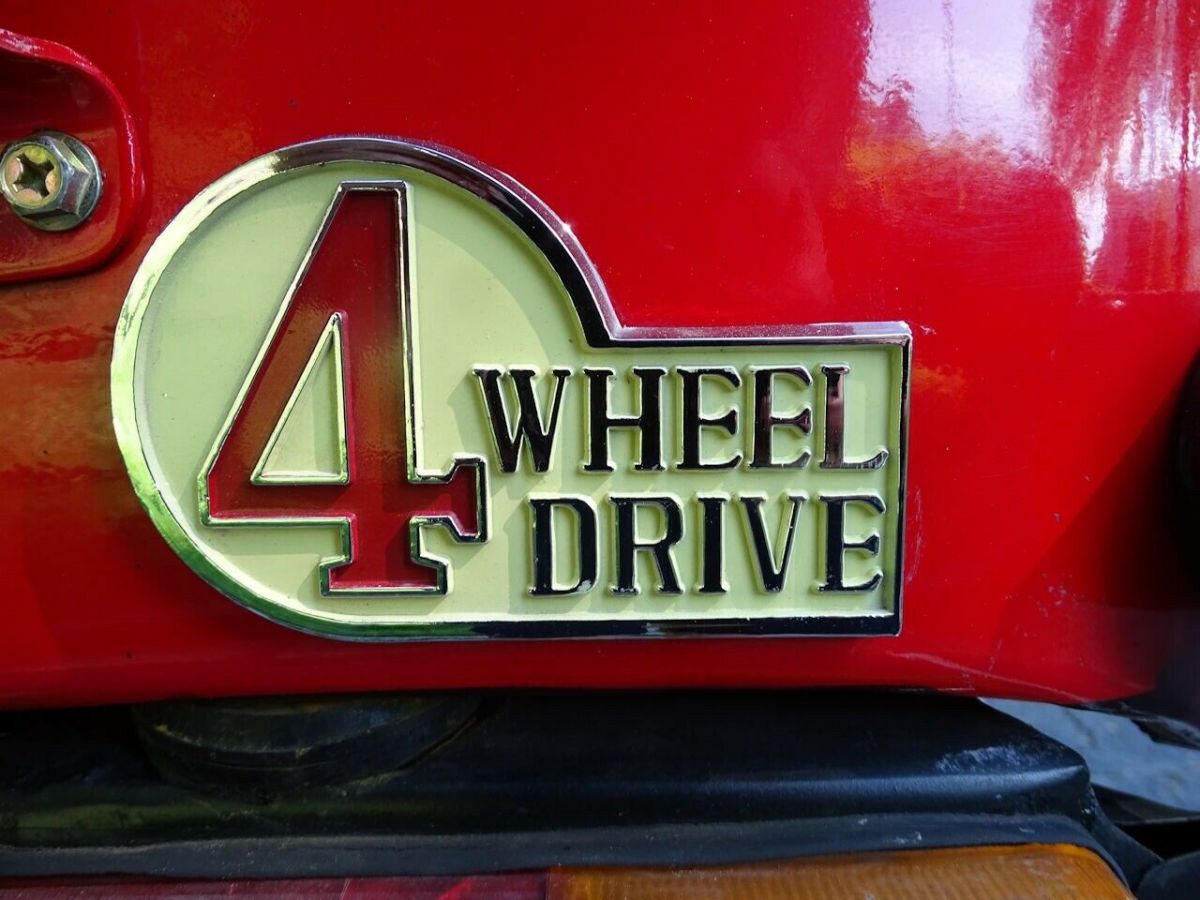 1979 Red Toyota Land Cruiser --