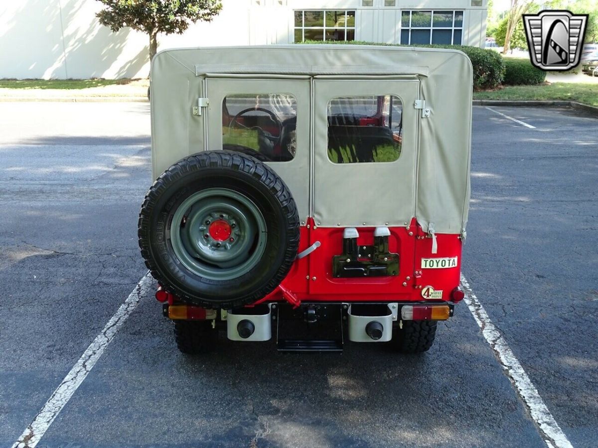 1979 Red Toyota Land Cruiser --