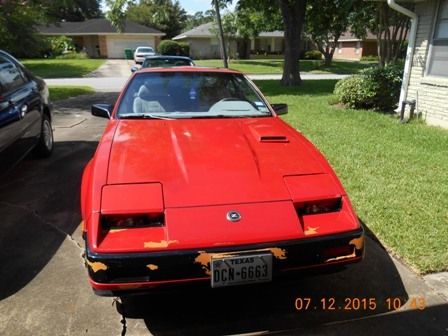 1984 Red Nissan 300ZX Hatchback