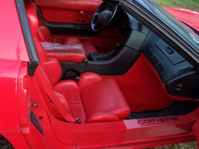 1993 Red Chevrolet Corvette Coupe