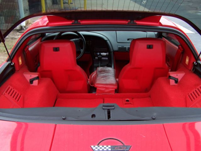 1993 Red Chevrolet Corvette Coupe