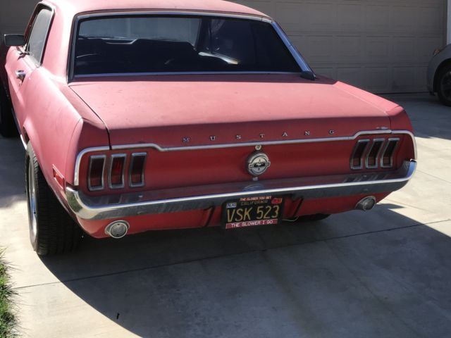 1968 RED Ford Mustang Coupe