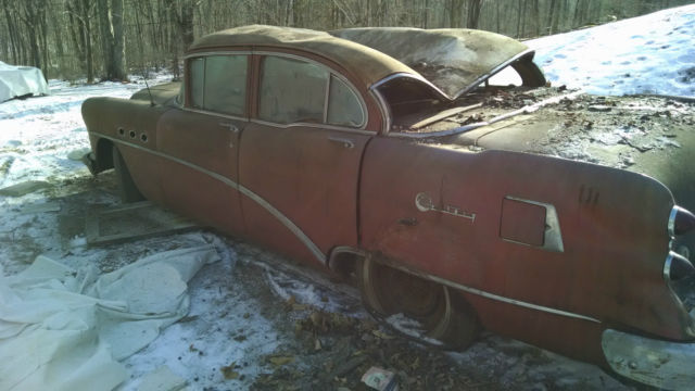 1954 Red Buick Century Sedan