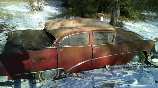 1954 Red Buick Century Sedan