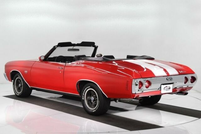 1971 Red Chevrolet Chevelle Convertible