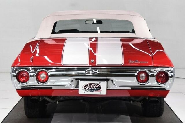 1971 Red Chevrolet Chevelle Convertible