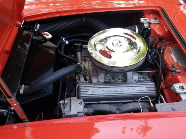1958 Red Chevrolet Corvette Convertible