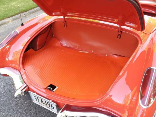 1958 Red Chevrolet Corvette Convertible