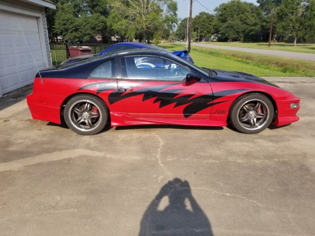 1991 Red Nissan 300ZX Coupe / T-Tops