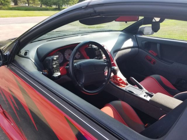 1991 Red Nissan 300ZX Coupe / T-Tops