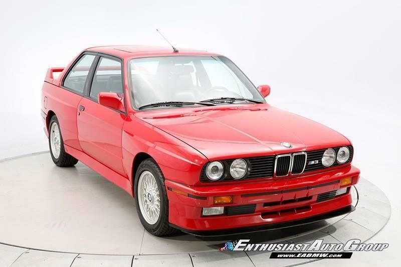 1989 Red BMW M3 Coupe