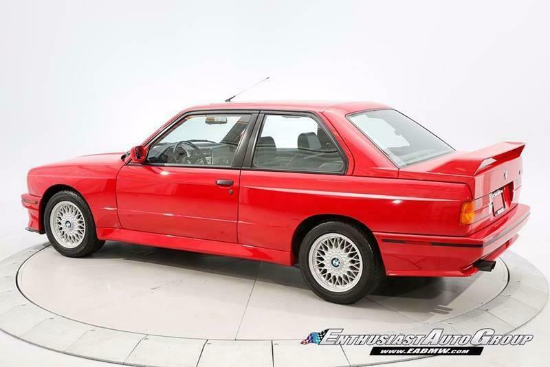 1989 Red BMW M3 Coupe