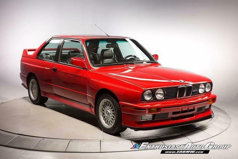 1989 Red BMW M3 Coupe