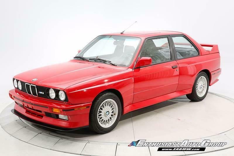1989 Red BMW M3 Coupe
