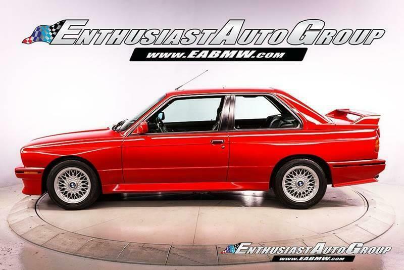 1990 Red BMW M3 Coupe